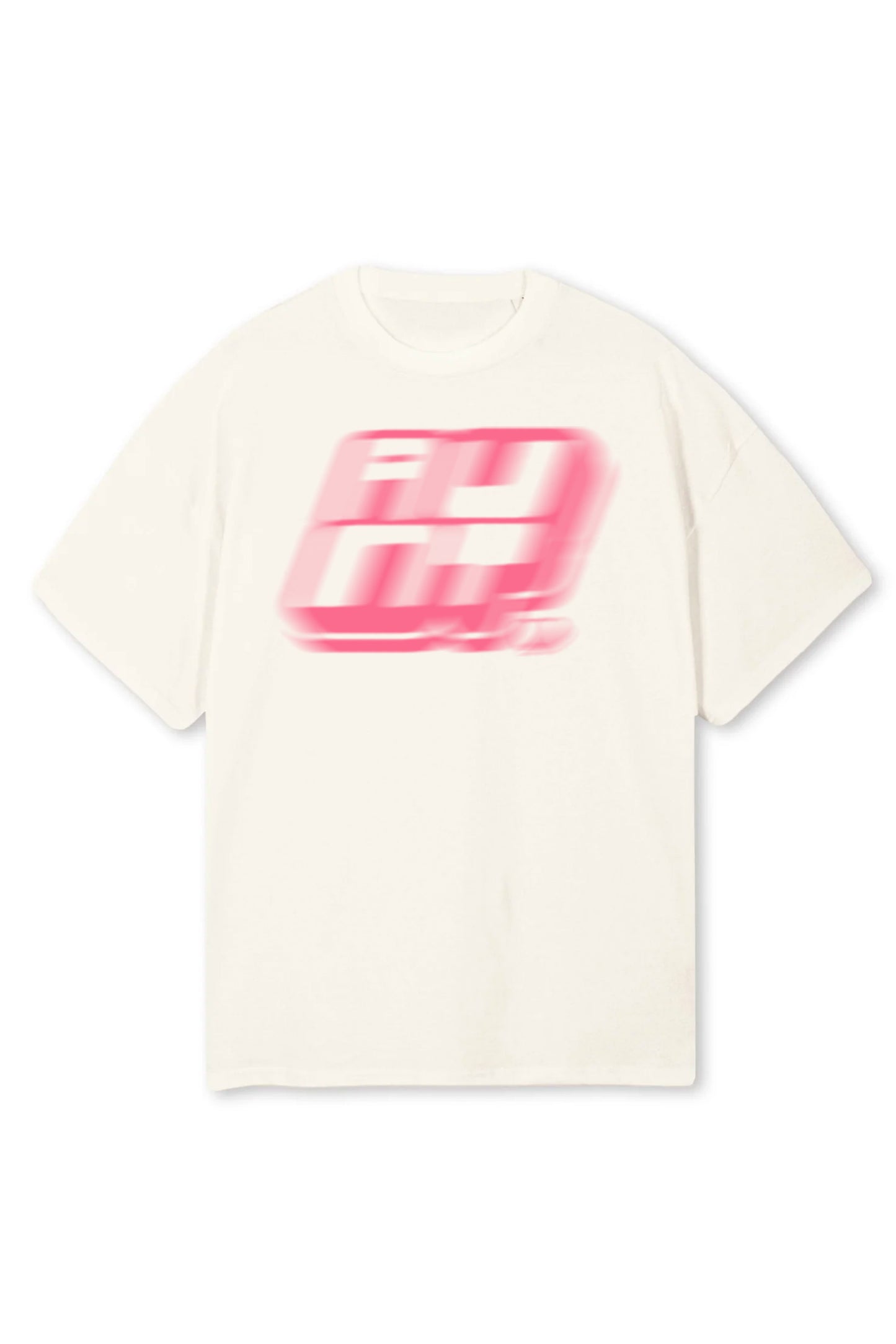 AUNT FADED PINK LOGO TEE